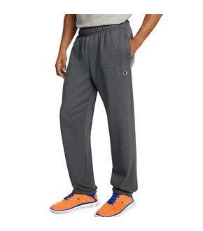 Champion Men's Powerblend Fleece Relaxed Bottom Pants